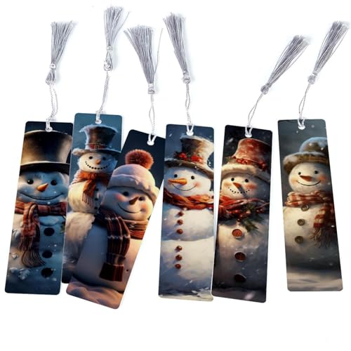 Marque-page bonhomme de neige de Noël pour ne plus jamais perdre votre page
