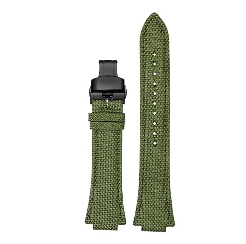[X] JVIɃtBbg Fit For TissotɃtBbg X`[ɃtBbg I[Vn[gGfBtBXV[YEFB-680 ECB-10D CYhiCLoX ubNvoh sobNt(B-army green-blac