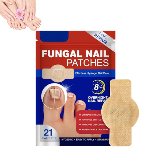 Pilz-Nagel-Patches Fungal Nail Patches Mehrzweck Nagelpilz Pflaster Nagel Graben Reparaturpflaster Zehennagel Korrektur Patch für Beschädigte Nägel und Erscheinungsbild Verfärbter Nägel (1)