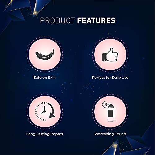 Image of ENVY Fiery Deodorant For Men -120 ML Each, Pack of 3 | Long Lasting Deodorant Fragrance Scent