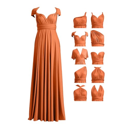Robe portefeuille convertible longue pour soirée et style décontracté