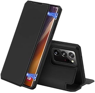 DUX DUCIS Case for Samsung Galaxy Note 20 Ultra, Premium Flip Wallet Leather Magnetic Case with Card Holder for Samsung Galaxy Note 20 Ultra 5G Cover (Black)