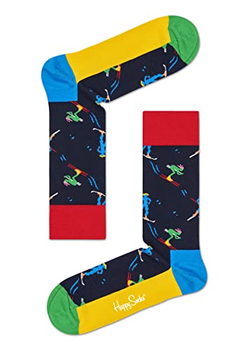 Happy Sock, Skiers Calzini Uomo, (Multicolour