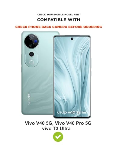 Image of SBMS Silicone Back Cover Case for Vivo V40 5G / V40 Pro / T3 Ultra | Soft Micro-Fibre Lining Inside | Magsafe Print On Back Side Camera Protection Bump | Shockproof Case Vivo V40 (Black)