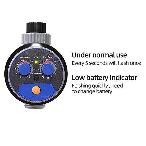 Inshow Garden Hose Automatic Water Timer,Zero Pressure Ip65 Waterproof Irrigation Controller,Electronic Watering System With Rain Delay Function #TOP4