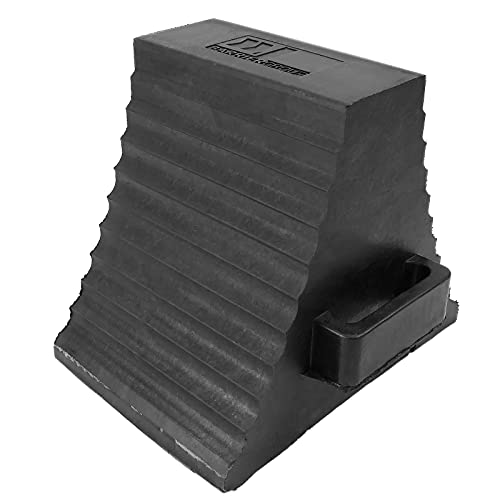 Cunei Per Ruote Auto - Set Da 2 Pezzi, Carico 1600kg, In Plastica Robusta, Con Supporto