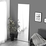タンスのゲン 割れない全身鏡 大型サイズ 高さ180cm 幅50cm 鏡 壁掛け 超軽量 フレームレス 全身鏡 割れない鏡 大きい 姿見 83800001(104471) 【超大型商品】