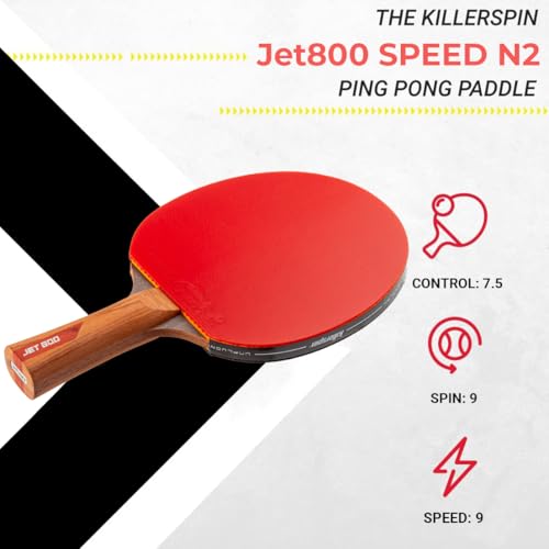 Image of General Wood Killerspin Jet800 Table Tennis Paddle (Multicolour).