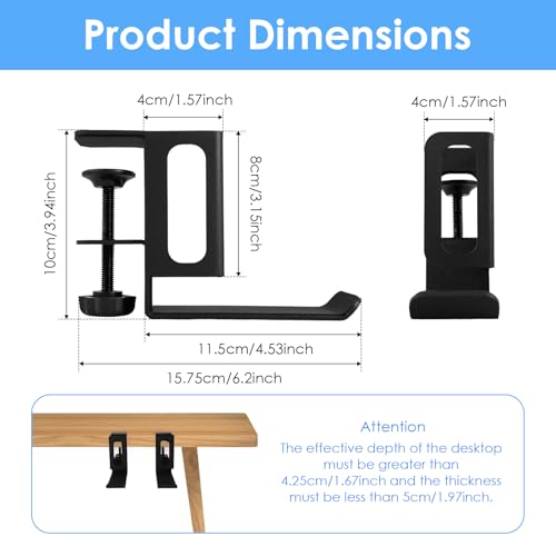 Soporte lateral vertical ajustable para laptop 2 piezas miniatura 2