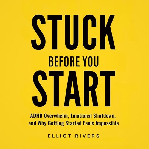 Diseño de la portada del título Stuck Before You Start