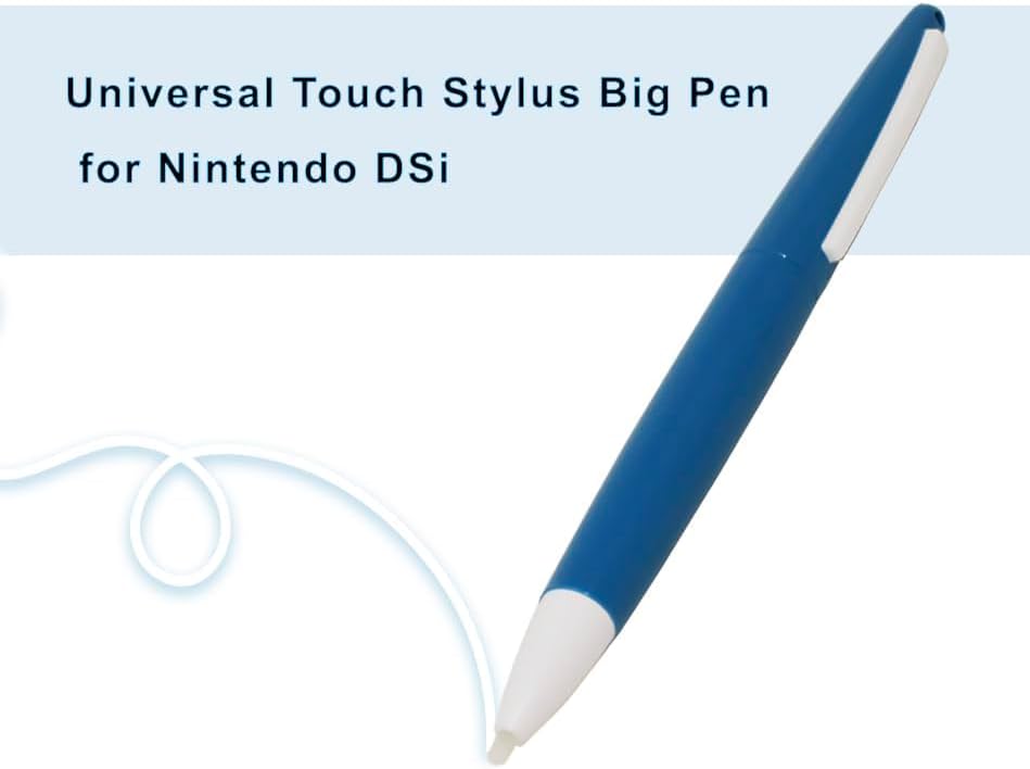Miniatura 8 de PEGLY Universal Touch Stylus Big Pen para Nintendo DSi XL LL Color Azul y Blanco Paquete 5 Piezas