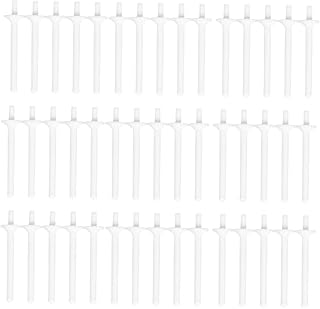 DOITOOL 40pcs Wax Strips for Hair Removal Face Men Hair Wax Nose Hair Removal Stick Hair Removal Sticks Ear Hair Waxing Kit Plastic Wax Wand Nasal Hair Wax Rod Wax Sticks Clean Spatula Set