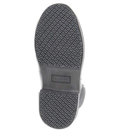 Footwear Men's Slip-Resistant Waterproof Boot,Black Leather,US 10 W2