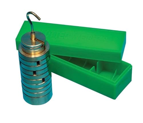 United Scientific™ Whst13 Premium Brass Slotted Weight Set With Hanger & Case, 13 Piece Set #TOP1