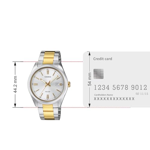 Image of Casio Enticer Men MTP-1302PSG-7AVEF Analog Silver Dial Men (A2370)