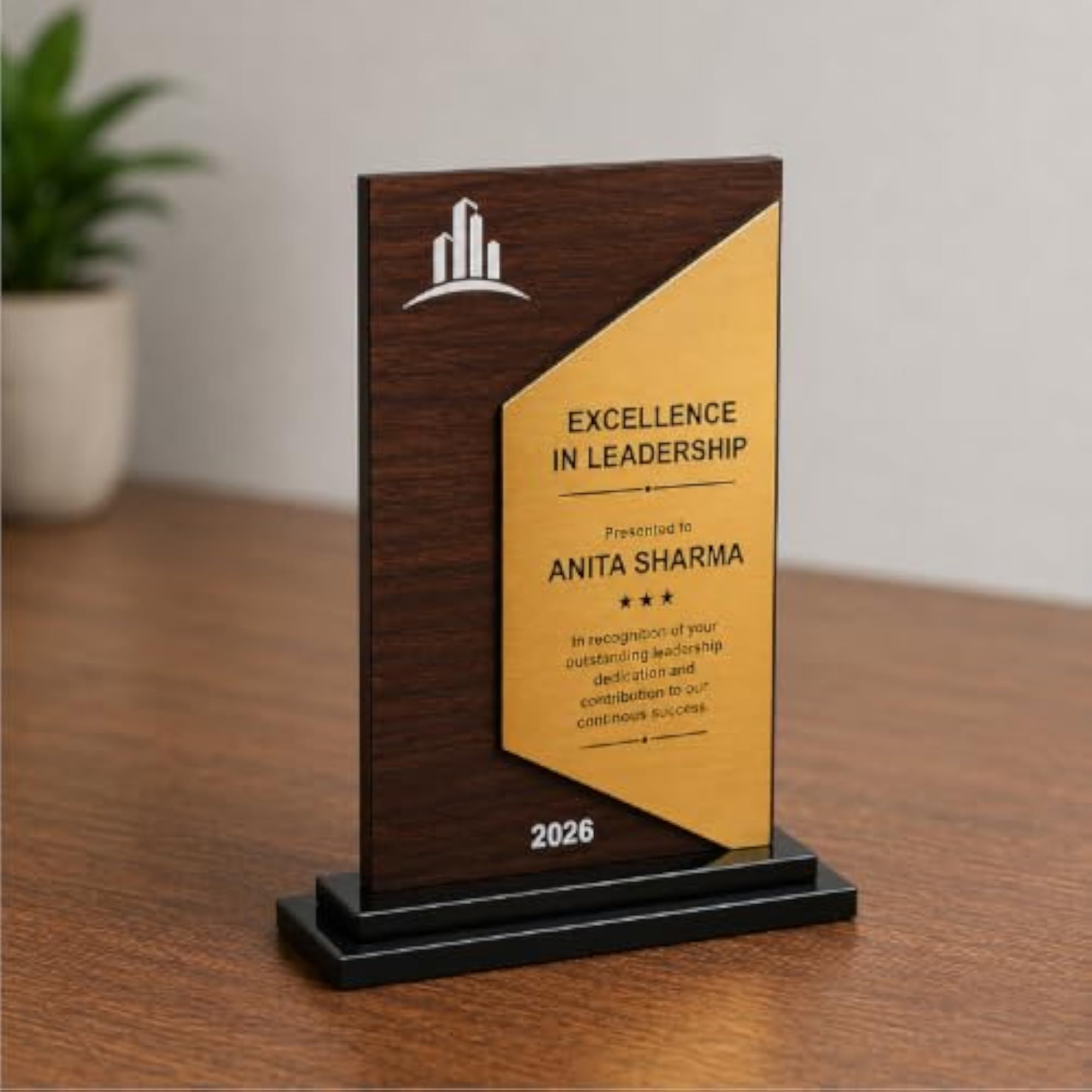Personalised Award Trophy for Corporate Events