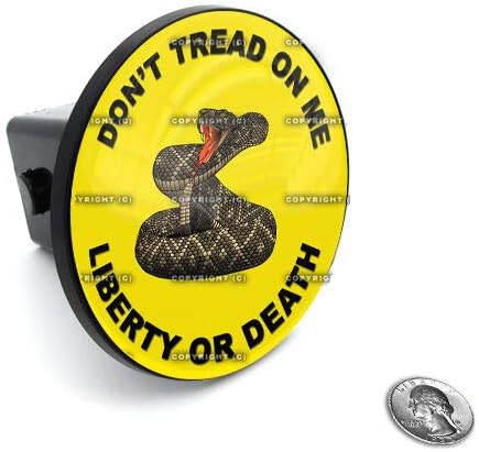 2" Tow Hitch Receiver Plug Cover Insert for SUV's & Trucks - Don't Tread Style-9856-6725