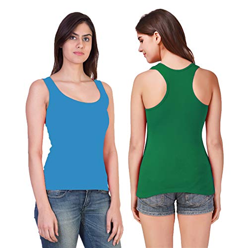 Image of Camisole Tank Top Vest Racerback Sando Camis for Women, Girls (Pack of 2)