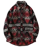 FRER Flanellhemd Herren,Herren Thermohemd Orange Raute Hemd Warmes Flanell Hemd Jacke Winter Holzfäller Hemd Jacke Arbeitshemd Knopfleiste Für Herren Langarm Sweatshirt,L