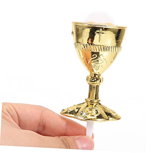 COHEALI 40 Peças Inserção Do Santo Graal Topo De Bolo Igreja Topo De Bolo Para Batizado Decoração De