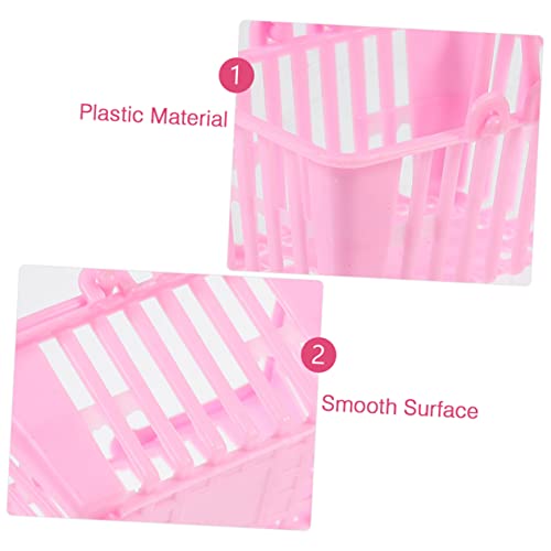 LABRIMP 12 Pçs Mini Cesta De Compras Brinquedo Para Brinquedos De Armazenamento De Bebê Brinquedos A