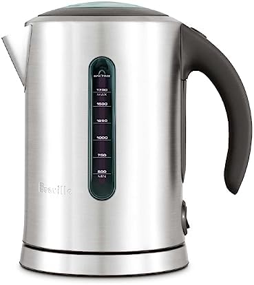 Breville BKE700BSS Soft Top Pure Hot Water Kettle, 7 Cup, Brushed Stainless Steel