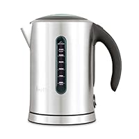 Breville the Soft Top Pure 1.7 Litre Kettle, Brushed Stainless Steel, BKE700BSS