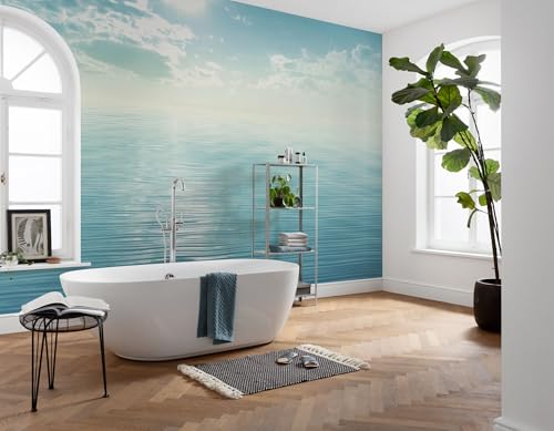 Impression numérique intissé mer bleue 400 x 250 cm grand mur