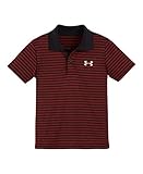 Under Armour Boys' Playoff Stripe Yarn Dye Polo Shirt