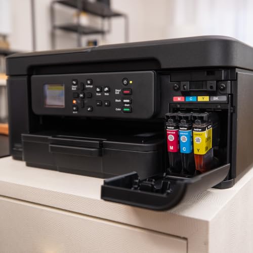 Image of Brother Work Smart 1360 Wireless Color Inkjet All-in-One Printer with Automatic Duplex Printing and 1.8 inch Color Display | Includes Refresh Subscription Trial(1) (MFC-J1360DW) (Renewed Premium)