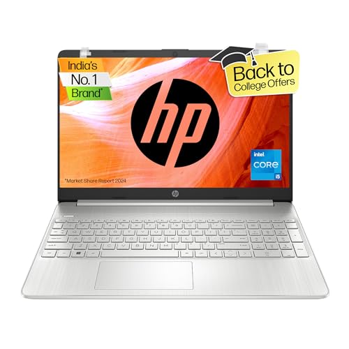 Image of HP Laptop 15s, 12th Gen Intel Core i5-1235U, 15.6-inch (39.6 cm), FHD, 8GB DDR4, 512GB SSD, Intel Ir