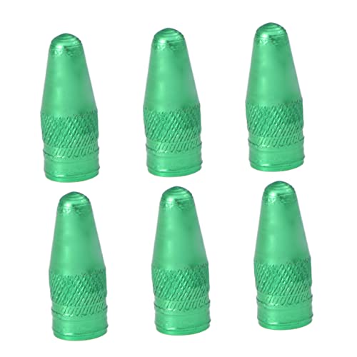 BESPORTBLE 6 Pcs Tapas de Válvula para Bicicleta de Aleación de Aluminio para Válvulas Francesas para Bicicletas de Carretera y Montaña, Resistente al Óxido, A Prueba de Polvo, Fácil Instalación y Brillante miniatura 1