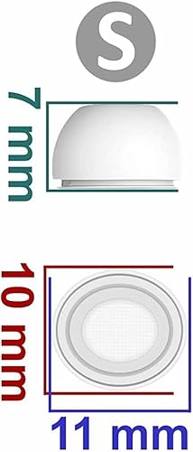 Miniatura 2 de Almohadillas de repuesto para AirPods Pro, JNSA Air Pods Pro Covers Air Pods Pro, almohadillas de silicona para los oídos, 3 pares, tamaño pequeño,