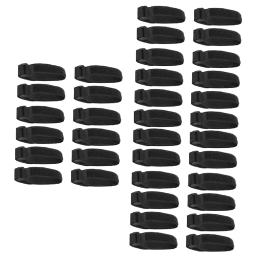 Angoily 36 piezas correas reutilizables para fijar cables, correas para gestión de cables bajo escritorio, organizador de cables miniatura 1
