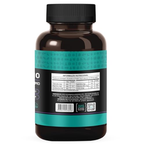 Triptofano + Picolinato Cromo 60 Cápsulas