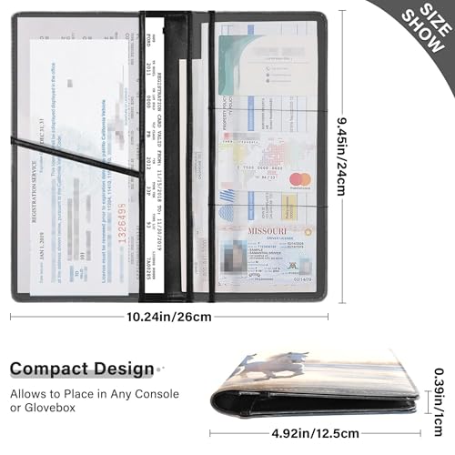 Organizador de carro cuero PU miniatura 3