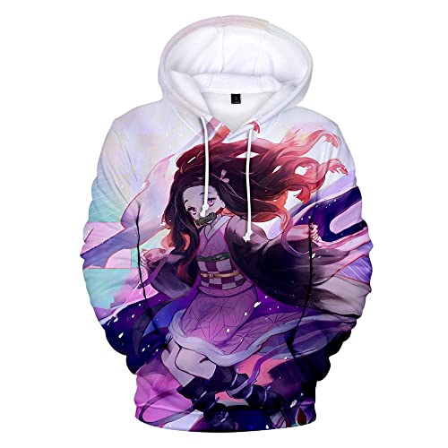 Cosplay Life Anime Pullover Hoodie - Halloween Unisex Cosplay Costume Manga Character Merch Sweater With Kangaroo Pockets (10 2XL)