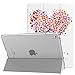 MoKo Case Fit 2018/2017 iPad 9.7 6th/5th Generation - Slim Lightweight Smart-Shell Stand Cover with Translucent Frosted Back Protector Fit Apple iPad 9.7 Inch 2018/2017, Love Tree(Auto Wake/Sleep)