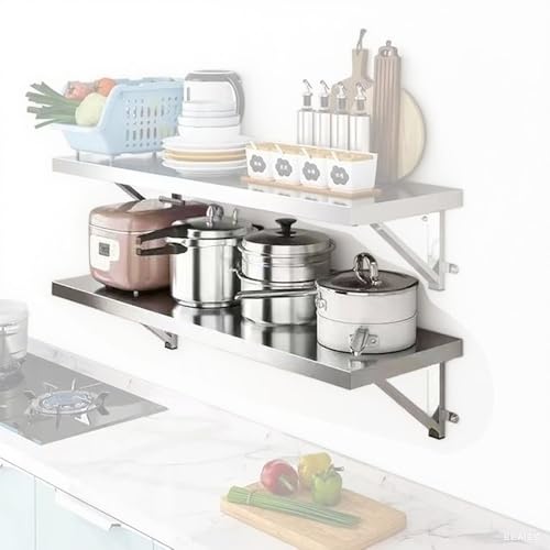 Établi mural pliable en acier inoxydable 60x40 cm, bureau suspendu gain de place