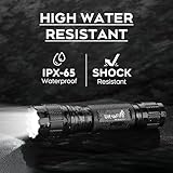 ULTRAFIRE Tactical Torch with Holster, 1200 Lumens Single Mode LED Torch with Duty Belt Torch Holder, for Police, Law Enforcement, Patrol, Security, Emergency, Outdoor, WF-501B PRO - Image 5