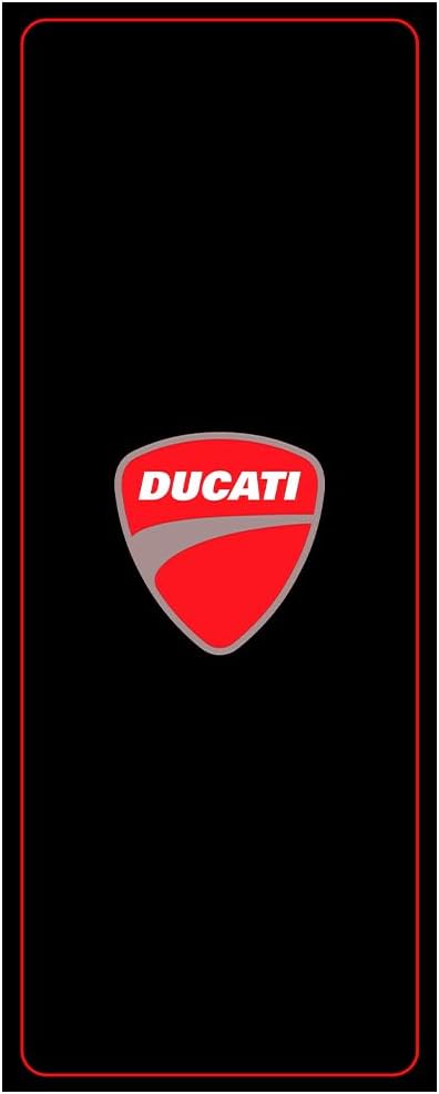 Motorcycle Garage Mat for Ducati – Premium Bike Parking Mat, Oil & Water Absorbe Floor Protector, Non-Slip Motorbike Display Rug for Panigale, Diavel, Streetfighter, Multistrada, Monster, V4, V2 Bike