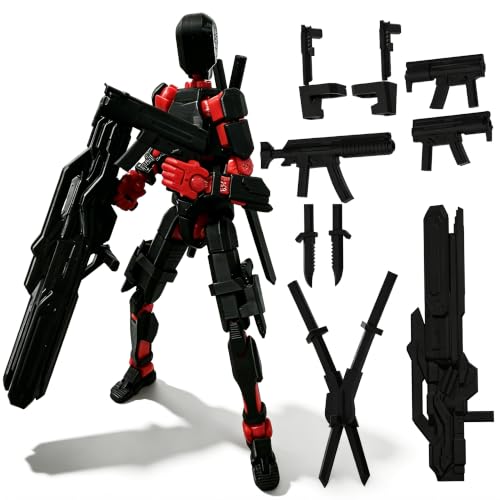 Dumwick T13 Action Figure Set,3D Printed Dummy Robot 13 Action Figures