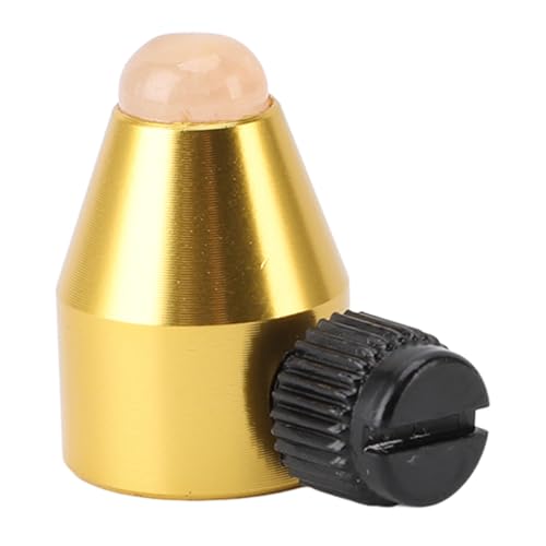 Sorandy Tuning Fork Feet Accessory, Aluminium Alloy Tuning Fork Feet with Crystals Base for Meditation Stress Relief Energy Channeling (), Pink