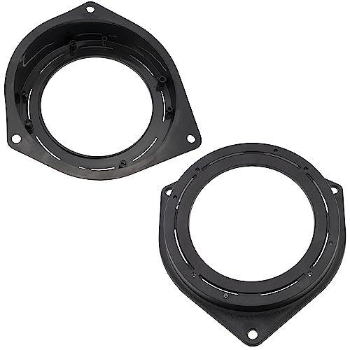 AERZETIX - C11573- Lot de 2 Adaptateurs de Haut-parleurs 100/120 mm - Compatible avec Alfa Romeo Mito, Citroën Nemo, Fiat Bravo II, Opel Zafira A, B, Astra H,...