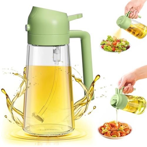 La Mejor Recopilación de Aceitera de cocina de esta semana. 49 Dispensador de Aceite,Atomizador Aceite de Vidrio, 2 En 1 Aceitera de Cocina, Dispensador y Pulverizador de Aceite A Prueba de Fugas,Aplicable para Aceite para Cocinar y Freír...