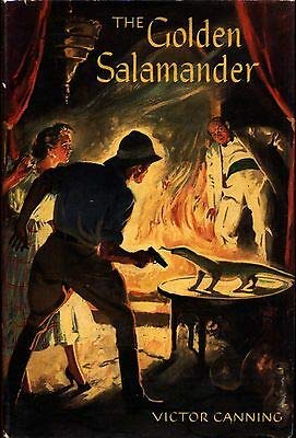 THE GOLDEN SALAMANDER by VICTOR CANNING 1958 Pe... B08L6K987D Book Cover