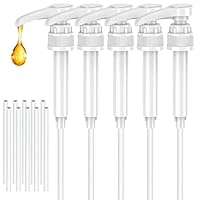 MONPPYBOX 3 Stück Dosierpumpe für B. Body Nutrition, Vital Drink Erstpumpe Wiederverwendbarer Pumpspender für 500ml/1000ml Flaschen mit 6 Langen Schläuchen