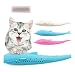 Eutreec Catnip Toys, Interactive Cat Fish Shape Toothbrush Refillable Catnip Simulation Fish Silicone Teeth Cleaning Chew Pet Supplies for Kitten Kitty Cats
