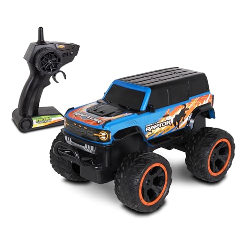NKOK RC Ford Bronco Raptor Monster Truck; Rear Wheel Drive for Drifting Mastery; Bouncy and Grippy...