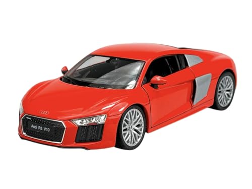 Welly Modell Auto Kompatibel mit 2016 Audi R8 V10 Orange ca 1/24 1:24 Metall Modell Auto Die Cast Neu im Kasten Welly Modell Auto Kompatibel mit 2016 Audi R8 V10 Orange ca 1/24 1:24 Metall Modell Auto Die Cast Neu im Kasten